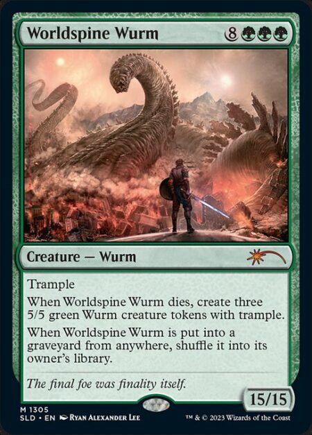 Worldspine Wurm - Trample