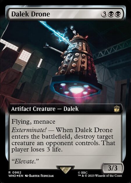 Dalek Drone - Flying