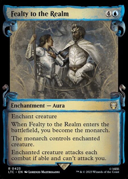 Fealty to the Realm - Enchant creature