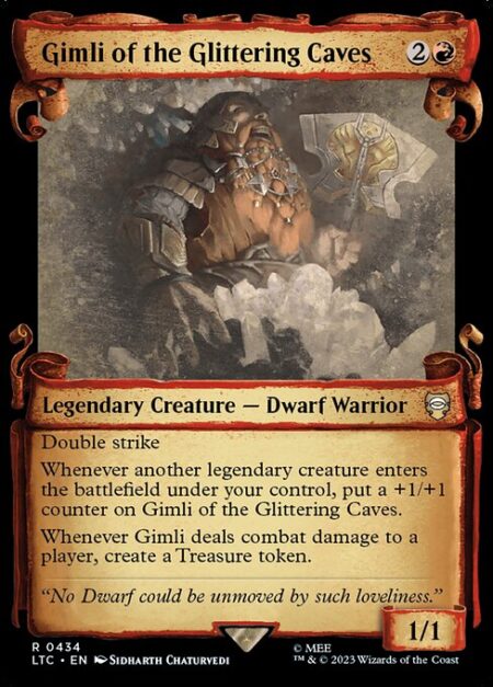 Gimli of the Glittering Caves - Double strike