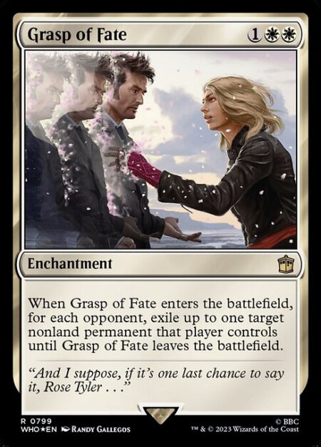 Grasp of Fate - When Grasp of Fate enters the battlefield