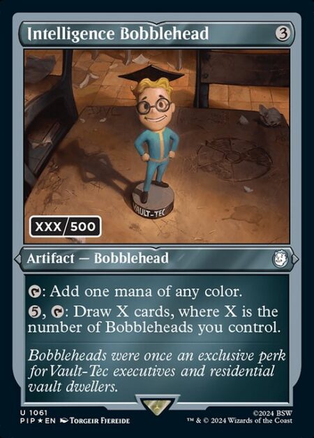 Intelligence Bobblehead - {T}: Add one mana of any color.
