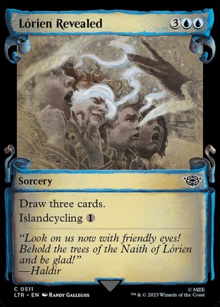 Lórien Revealed - Draw three cards.