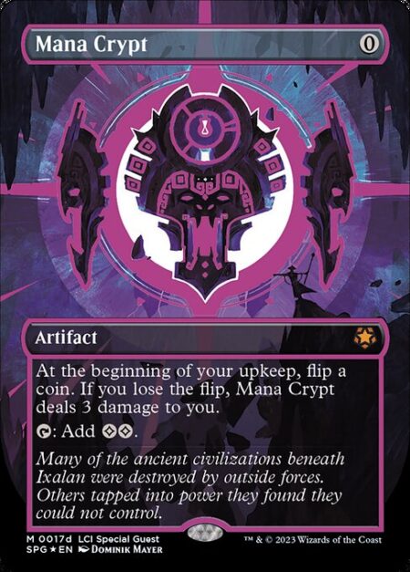 Mana Crypt - At the beginning of your upkeep