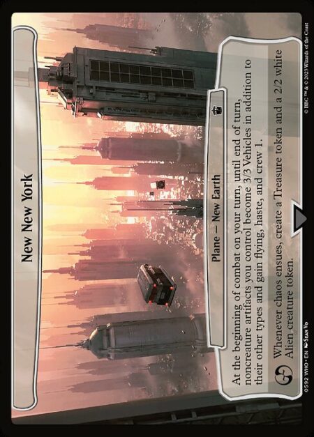 New New York - At the beginning of combat on your turn