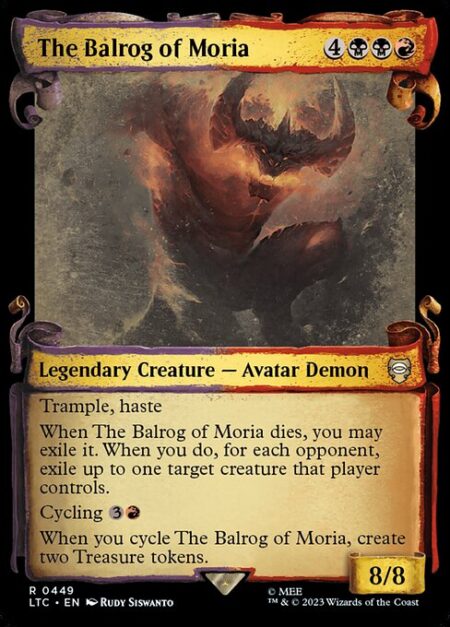 The Balrog of Moria - Trample