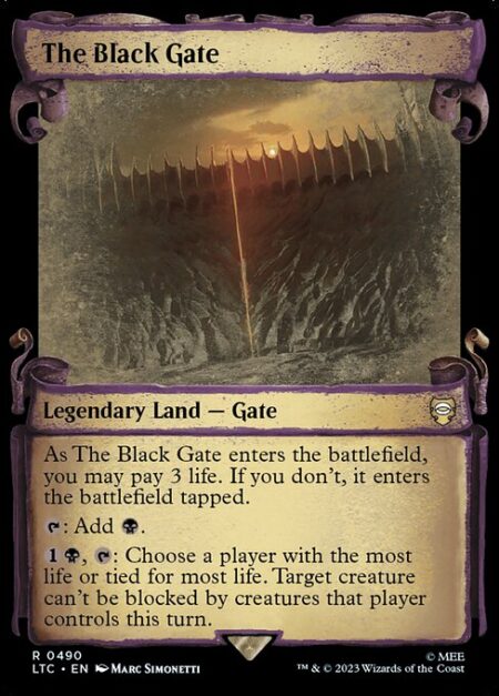 The Black Gate - As The Black Gate enters the battlefield