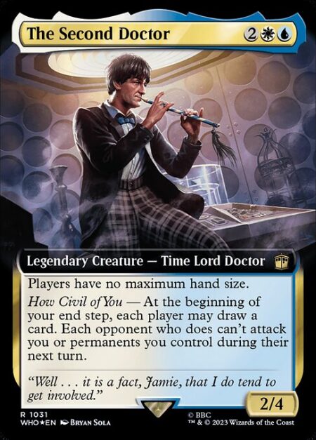 The Second Doctor - Players have no maximum hand size.