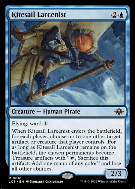 Kitesail Larcenist - Flying