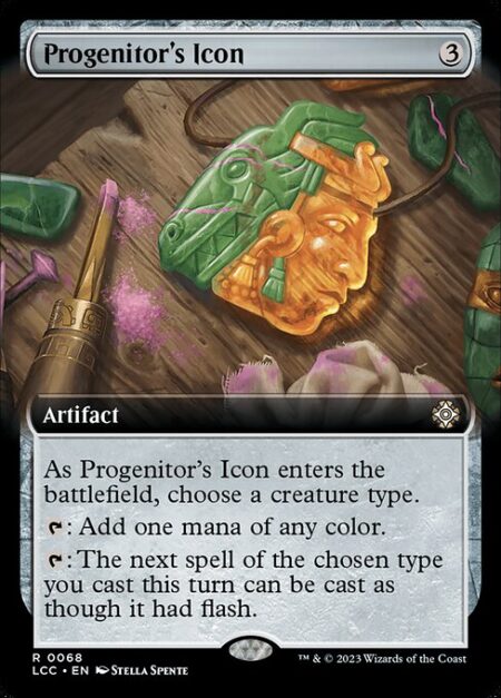 Progenitor's Icon - As Progenitor's Icon enters the battlefield