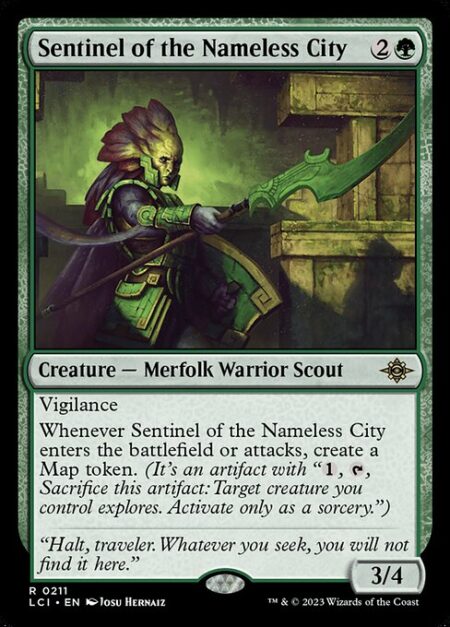 Sentinel of the Nameless City - Vigilance