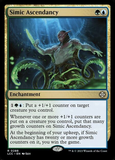 Simic Ascendancy - {1}{G}{U}: Put a +1/+1 counter on target creature you control.