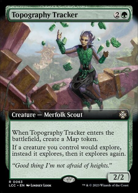 Topography Tracker - When Topography Tracker enters the battlefield