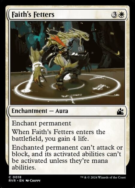 Faith's Fetters - Enchant permanent