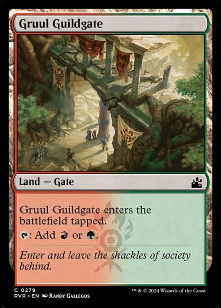 Gruul Guildgate - This land enters tapped.