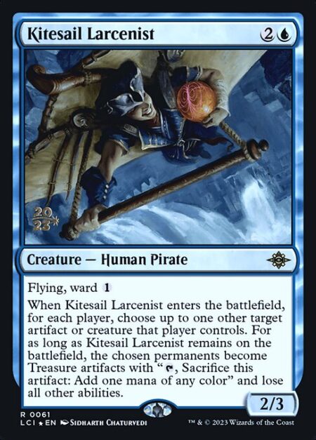 Kitesail Larcenist - Flying