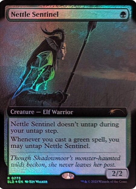 Nettle Sentinel - Nettle Sentinel doesn't untap during your untap step.