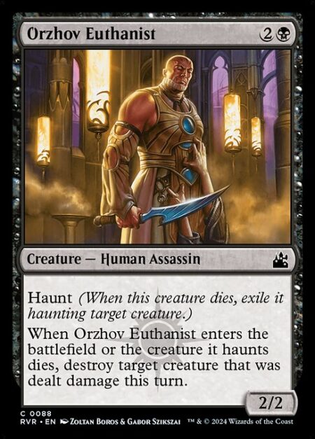 Orzhov Euthanist - Haunt (When this creature dies