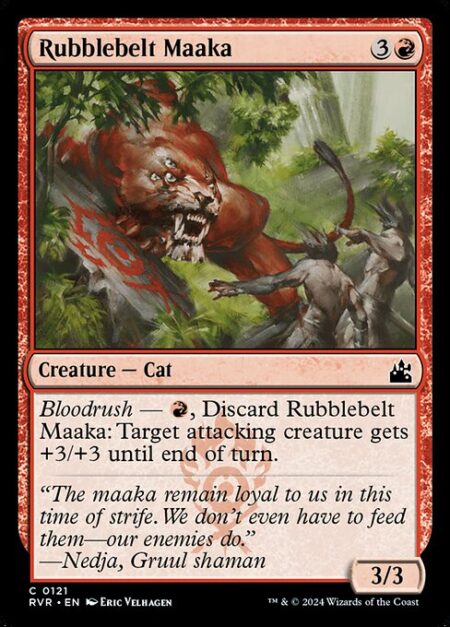 Rubblebelt Maaka - Bloodrush — {R}