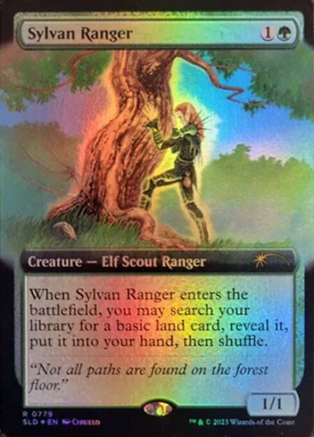 Sylvan Ranger - When Sylvan Ranger enters the battlefield