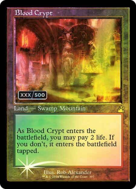 Blood Crypt - ({T}: Add {B} or {R}.)