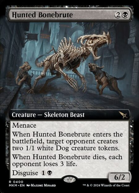 Hunted Bonebrute - Menace