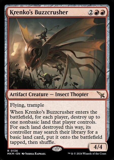 Krenko's Buzzcrusher - Flying