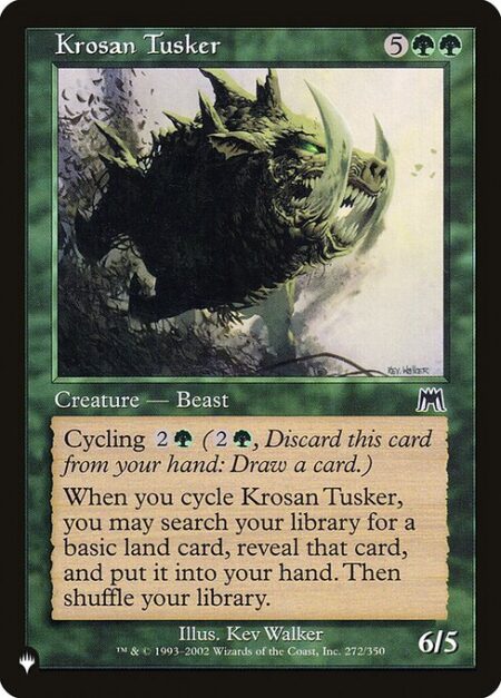 Krosan Tusker - Cycling {2}{G} ({2}{G}