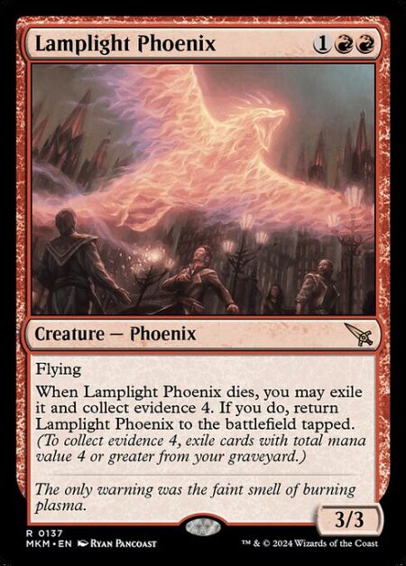 Lamplight Phoenix - Flying