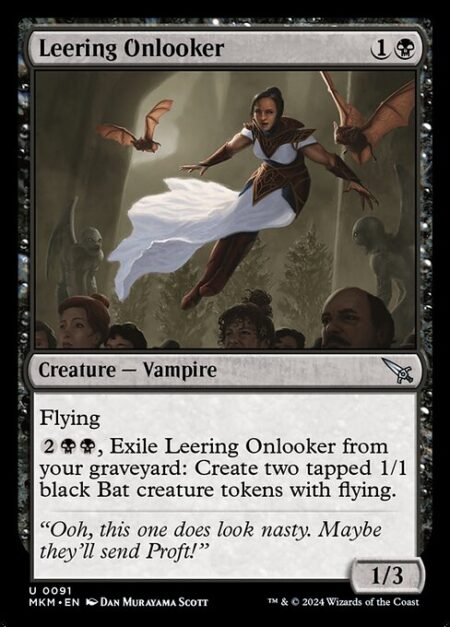 Leering Onlooker - Flying