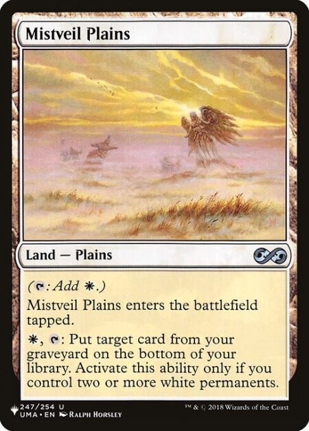 Mistveil Plains - ({T}: Add {W}.)