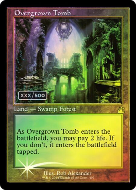 Overgrown Tomb - ({T}: Add {B} or {G}.)