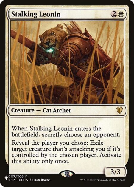 Stalking Leonin - When Stalking Leonin enters the battlefield