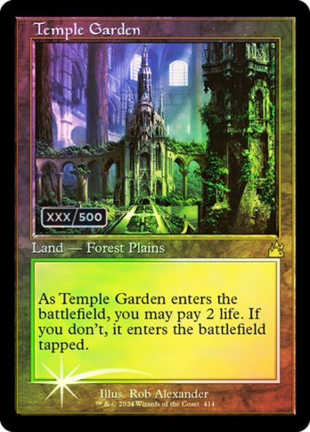 Temple Garden - ({T}: Add {G} or {W}.)