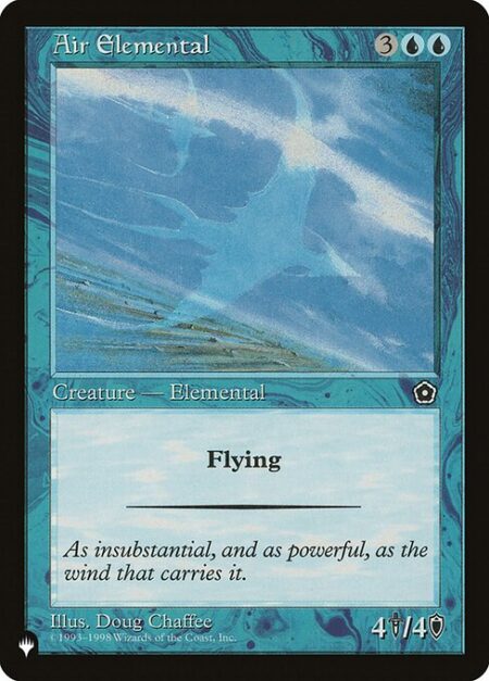 Air Elemental - Flying