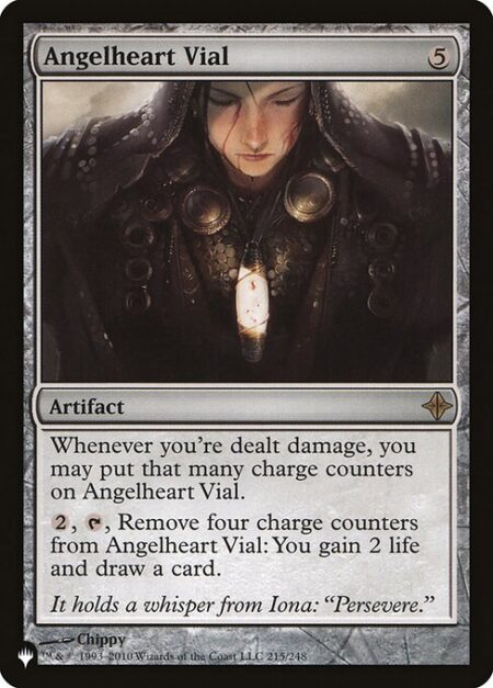 Angelheart Vial - Whenever you're dealt damage