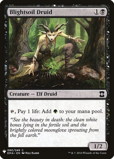 Blightsoil Druid - {T}