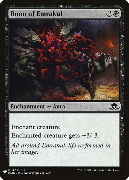 Boon of Emrakul - Enchant creature