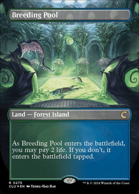 Breeding Pool - ({T}: Add {G} or {U}.)