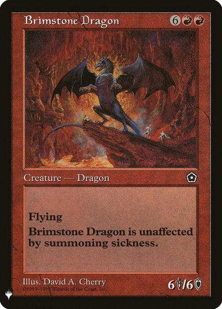 Brimstone Dragon - Flying