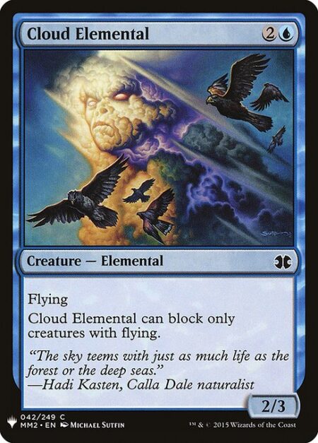 Cloud Elemental - Flying