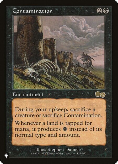 Contamination - At the beginning of your upkeep