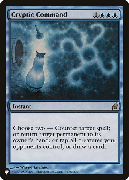 Cryptic Command - Choose two —