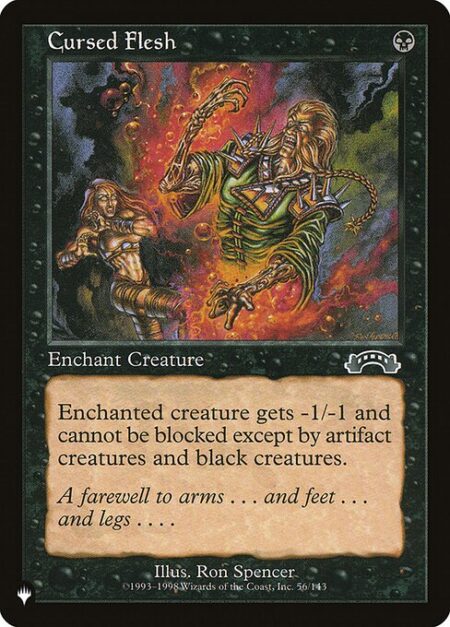 Cursed Flesh - Enchant creature