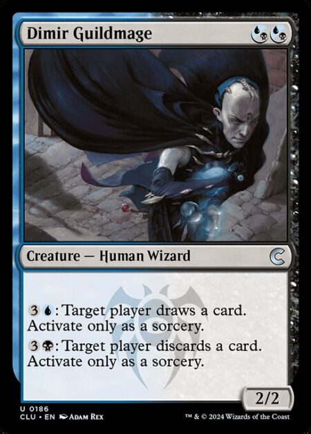 Dimir Guildmage - ({U/B} can be paid with either {U} or {B}.)