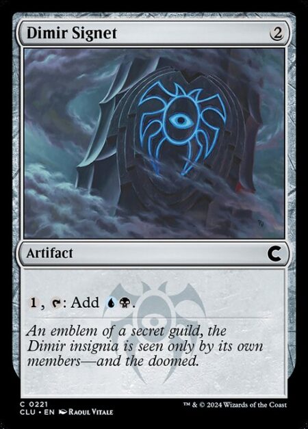 Dimir Signet - {1}