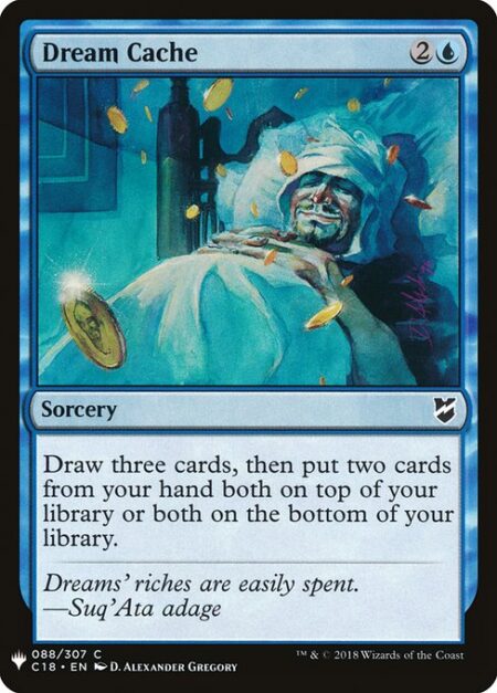 Dream Cache - Draw three cards