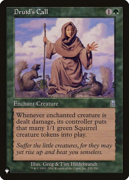 Druid's Call - Enchant creature