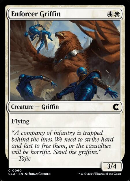 Enforcer Griffin - Flying