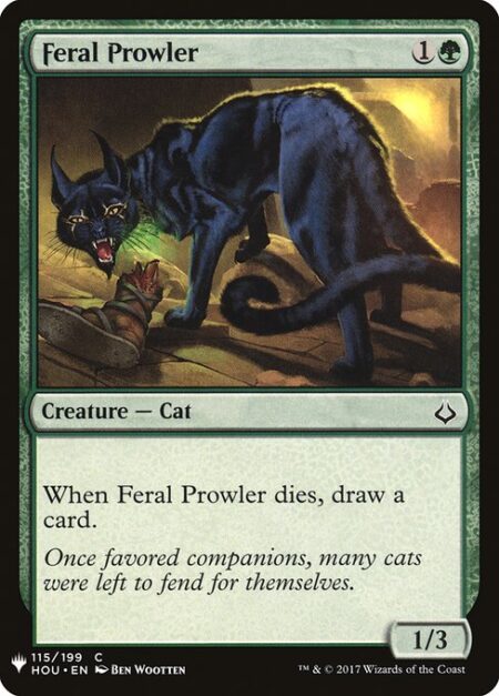Feral Prowler - When Feral Prowler dies